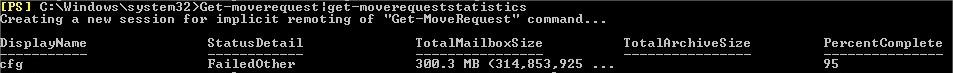 MoveRequestStatistics